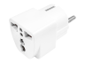 Universal network adapter England (Euro with grounding), white (2-0168) TCOM