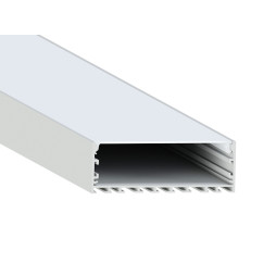 Aluminum profile for LED strip AL-24-1 2 meters anodized surface-mounted suspended LEDUA