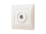 Single TV socket, cream VIDEX BINERA