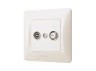 TV+SAT terminal socket cream VIDEX BINERA