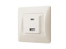 USB-A + USB-C PD20W socket cream VIDEX BINERA