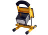 LED spotlight 10w 6500K IP65 220V yellow + battery + stand / LMP28 Lemanso