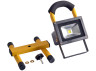 LED spotlight 10w 6500K IP65 220V yellow + battery + stand / LMP28 Lemanso