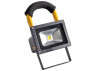 LED spotlight 10w 6500K IP65 220V yellow + battery + stand / LMP28 Lemanso