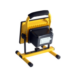LED floodlight 20W 6500K IP65 220V yellow + battery + stand / LMP29 Lemanso