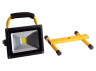 LED floodlight 20W 6500K IP65 220V yellow + battery + stand / LMP29 Lemanso