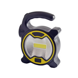 LED spotlight 3W COB+ 1W (side) 120Lm + 100Lm 6500K IP44 yellow-black/ LMP77 Lemanso (180 days warranty)