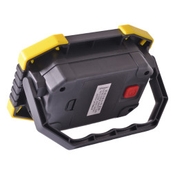 LED spotlight 5W 2COB 200Lm + 100Lm (side) 6500K IP44 yellow-black/ LMP79 Lemanso (180 days warranty)