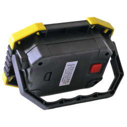 LED spotlight 5W 2COB 200Lm + 100Lm (side) 6500K IP44 yellow-black/ LMP80 Lemanso (180 days warranty)