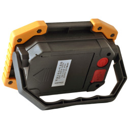 LED spotlight 5W 2COB 420Lm 6500K IP44 yellow-black/ LMP82 (180 days warranty)