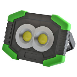LED spotlight 8W COB 100-150Lm 6500K IP44 green (yellow)-black / LMP91 with USB and battery Lemanso (warranty 180 days)