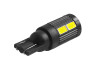 LED car lamp T10-5630-10smd with radiator black body white 12V LEDUA