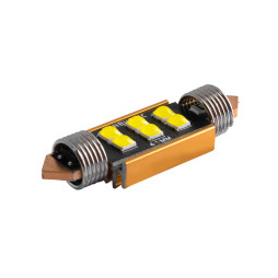LED car lamp S85-41mm-6smd 3030 strobe white 12V LEDUA