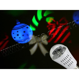 LED lamp E27 4W 220V (RGB + white) Holiday