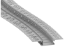 Aluminum profile for LED strip for plasterboard flexible AL-105 3 meters anodized for plaster LEDUA