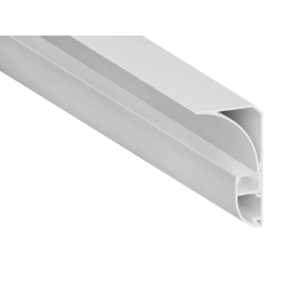 Aluminum profile for LED strip, ceiling, floor skirting board AL-106 3 meters white LEDUA
