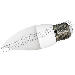 LED lamp E27 C37 4W candle 220V 4000k