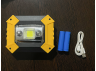 Industrial LED spotlight 10W COB 3LED, with USB (yellow)