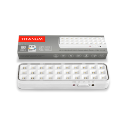Battery emergency lamp TITANUM 30LED 6500K 230V (TL-EM1106)