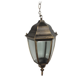 Lemanso PL5105 lamp antique gold 20W on a chain