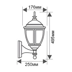Lamp Lemanso PL6660 antique gold 20W