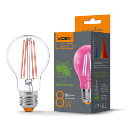 LED lamp VIDEX Filament A60FF 08W E27 1200K