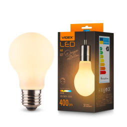 LED lamp VIDEX Filament VL-DA60MO 4W E27 3000K Porcelain dimmable