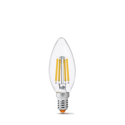 LED lamp VIDEX Filament C37F 6W E14 3000K
