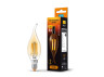 LED lamp VIDEX Filament C37FtA 6W E14 2200K bronze