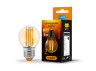 LED lamp VIDEX Filament G45FA 6W E27 2200K bronze