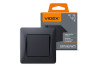 One-button switch black graphite VIDEX BINERA