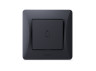 Call button black graphite VIDEX BINERA