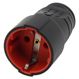 Socket with grounding LMA0205 rubber Lemanso