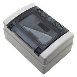 IP65 box, for 4 machines LEMANSO invoice, plastic / LMA7407