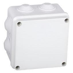 Box layout LEMANSO 200*200*80 square/LMA211 with rubber plugs