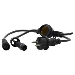 Garland IP65 Lemanso 20 x E27 + cable 10m + plug (IP44) / LMA506 (connecting) (LED only)