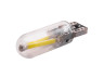 LED car lamp T10-2COB 12V glass white LEDUA