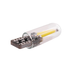 LED car lamp T10-2COB 12V glass white LEDUA