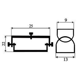 Metal mounting to LEDUA profile