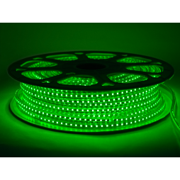 LED strip 2835-120led-220V 6W/m IP65 10x6mm green (AVT-120G2835-220V-6W) #10-G AVT