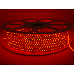 LED strip 2835-120led-220V 6W/m IP65 10x6mm red (AVT-120R2835-220V-6W) #10-R AVT