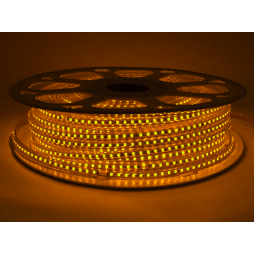 LED strip 2835-120led-220V 6W/m IP65 10x6mm yellow (AVT-120Y2835-220V-6W) #10-Y AVT