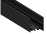 Aluminum profile for LED strip AL-84 2 meters black surface-mounted, pendant LEDUA