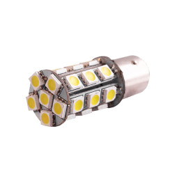 LED car lamp T25-5050-24SMD 1157 white 12V LEDUA