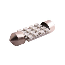 LED car lamp S85-36mm-16smd 1206 blue 12V LEDUA