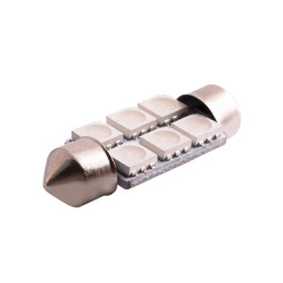 LED car lamp S85-36mm-6pcs 5050 blue 24V LEDUA