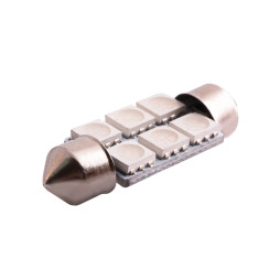 LED car lamp S85-39mm-6pcs 5050 blue 24V LEDUA