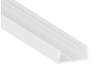 Aluminum profile for LED strip AL-02-2 1 meter white overhead LEDUA