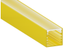 Aluminum profile for LED strip AL-04-1 2 meters yellow overhead LEDUA