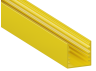 Aluminum profile for LED strip AL-04-1 2 meters yellow overhead LEDUA